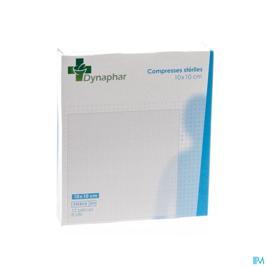 Dynaphar Compresse 8pl 10,0x10,0cm 12 35205