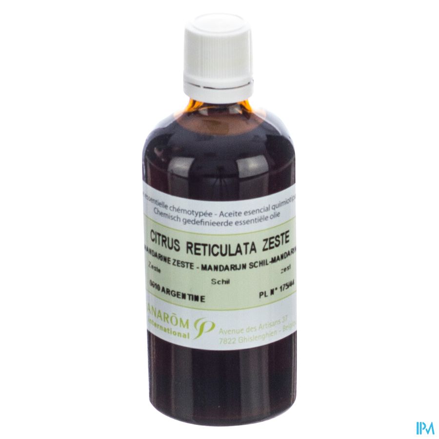 Mandarijn Zeste Ess Olie 100ml Pranarom