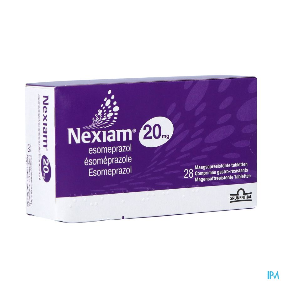 Nexiam 20mg Comp 28 X 20mg Nexiam 20mg Comp 28 X 20mg