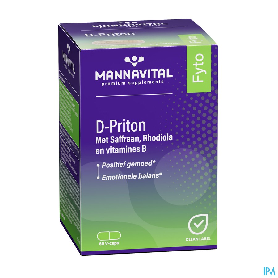 Mannavital D-priton V-caps 60