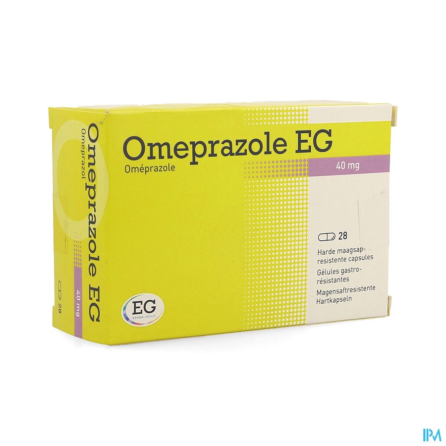Omeprazole EG 40 Mg Gastro Resist Caps Bl 28X40Mg Omeprazole EG 40 Mg Gastro Resist Caps Bl 28X40Mg