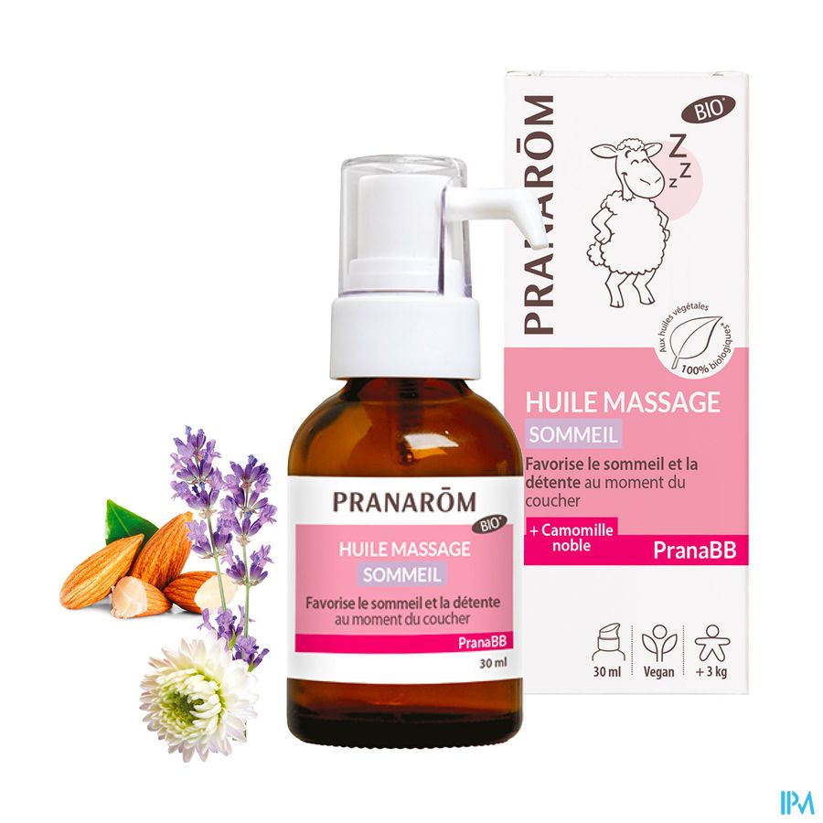 Pranarom Pranabb Massage Olie Slaap 30ml 4