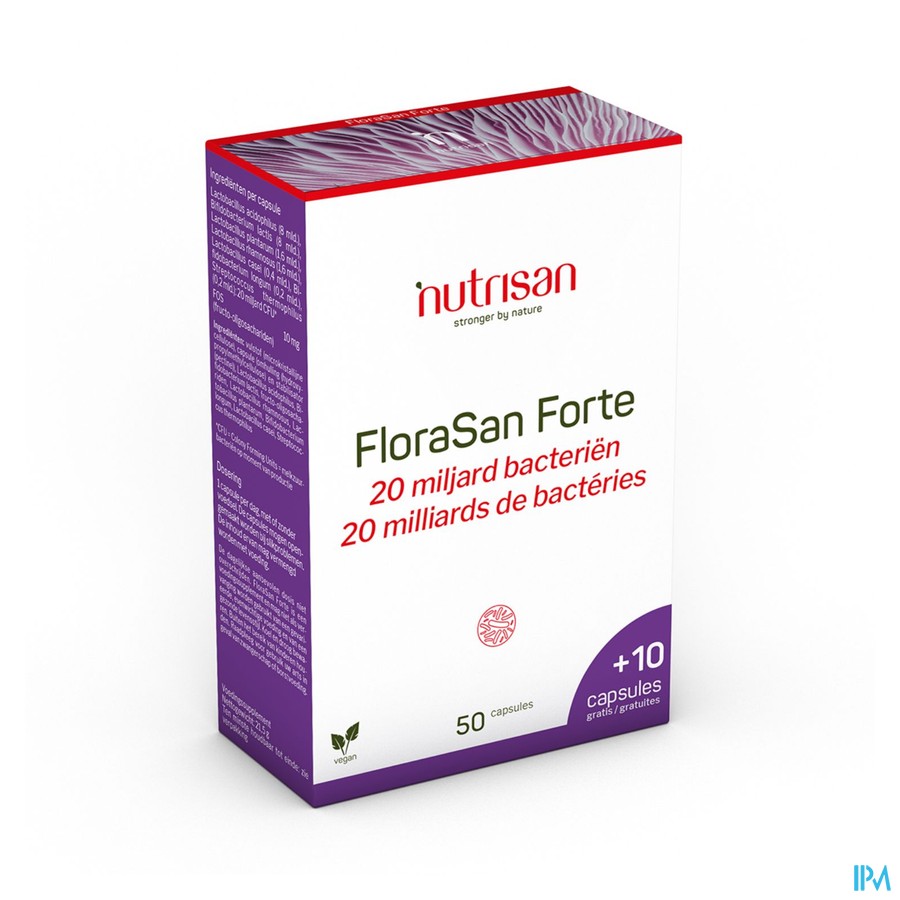 Florasan Forte V-caps 50+10 Nutrisan