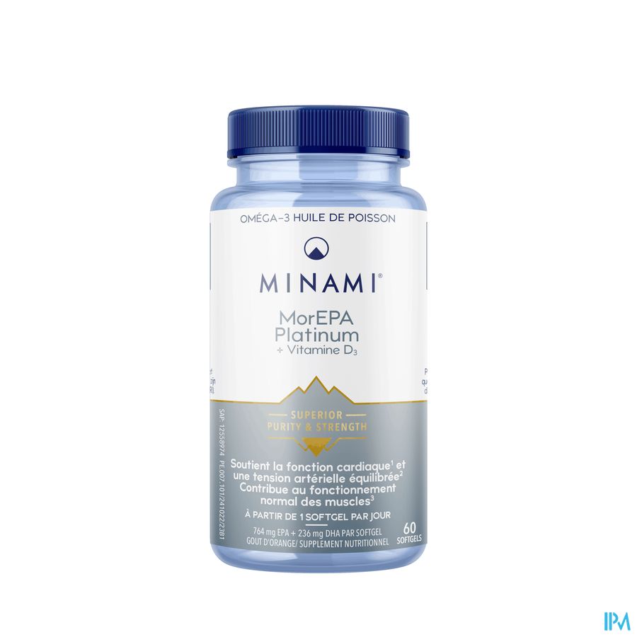 Minami Morepa Platinum Vitamine D3 Caps 60 Minami Morepa Platinum Vitamine D3 Caps 60