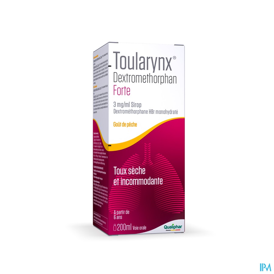 Toularynx Dextromethorphan Forte 3mg/ml Sir. 200ml