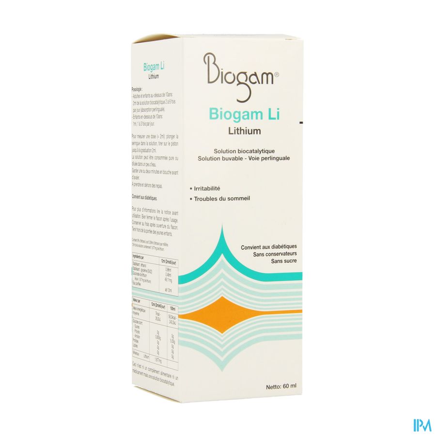 Biogam Li Fl 60ml Biogam Li Fl 60ml