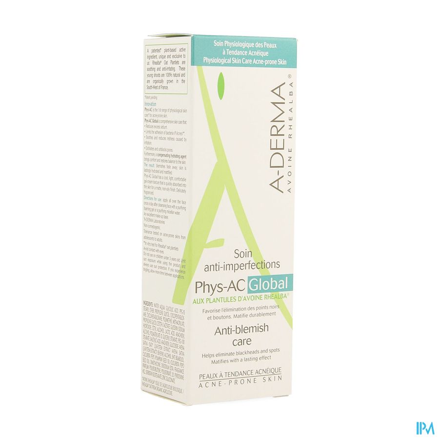 Aderma Phys-ac Global Creme A/onzuiver. Tube 40ml