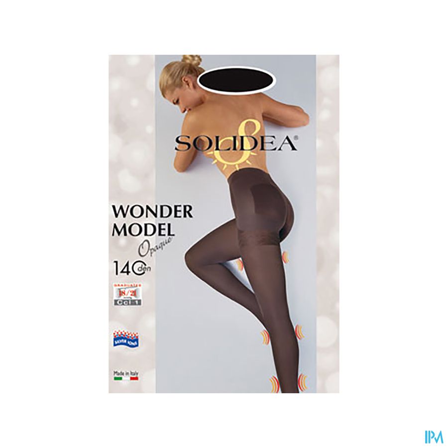 Solidea Collant Wonder Model 140 Opaq Nero 4-l
