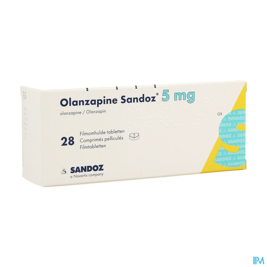 Olanzapine 5mg Sandoz Comp Pell 28 Olanzapine 5mg Sandoz Comp Pell 28