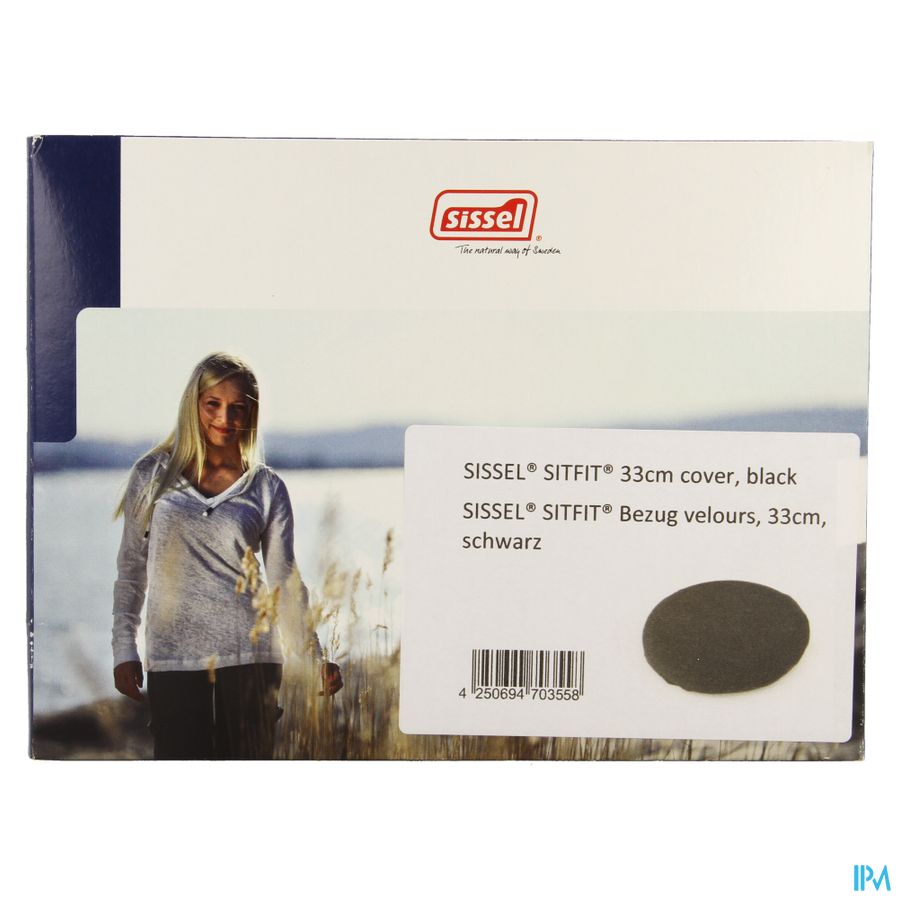 Sissel Housse Antracite Pour Sitfit 33cm Velours 1