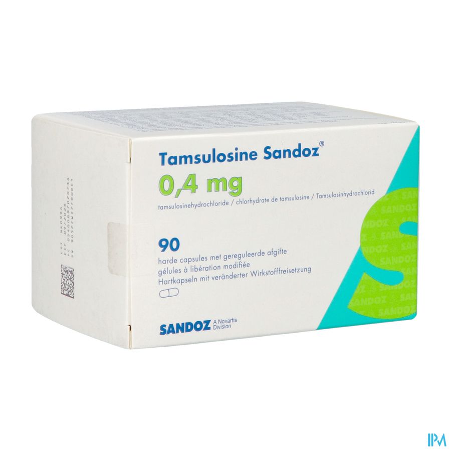 Tamsulosine Sandoz 0,4mg Lib.modif. Caps 90 Pip Tamsulosine Sandoz 0,4mg Lib.modif. Caps 90 Pip