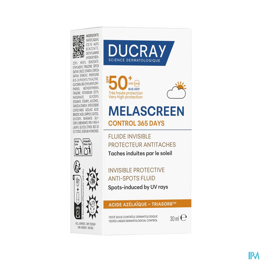 Ducray Melascreen Control 365days Spf50+ 30ml
