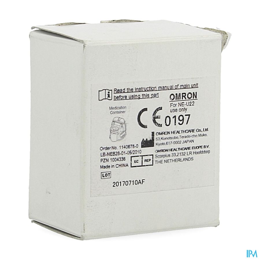 Omron Aerosol Medicatiecup Zonder Mesh Voor U22 Omron Aerosol Medicatiecup Zonder Mesh Voor U22