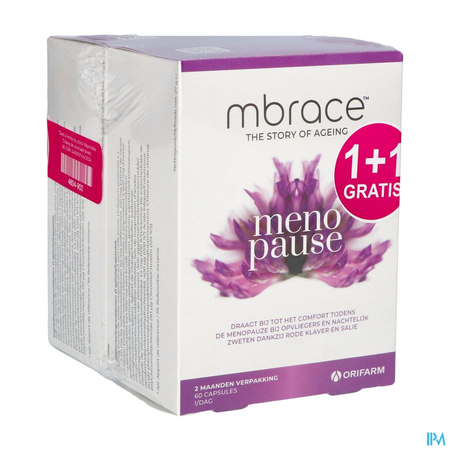 Mbrace Menopause Comp 60x2 1+1 Gratuit Mbrace Menopause Comp 60x2 1+1 Gratuit