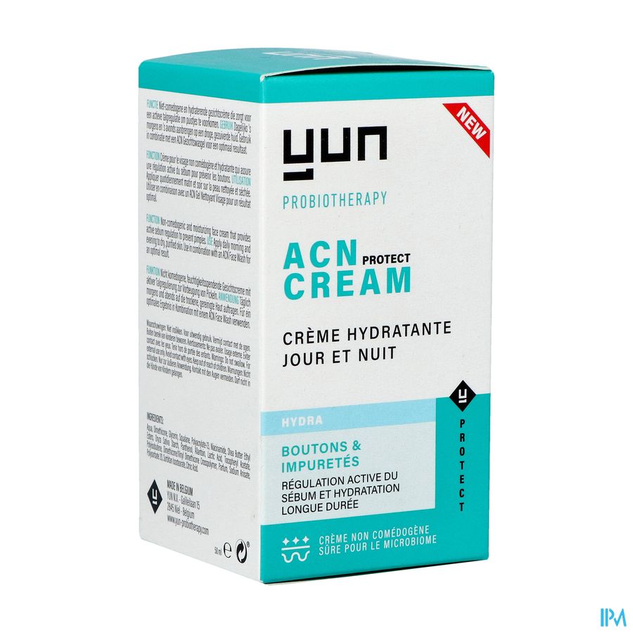 Yun Acn Hydra Protect Creme Visage 50ml Yun Acn Hydra Protect Creme Visage 50ml