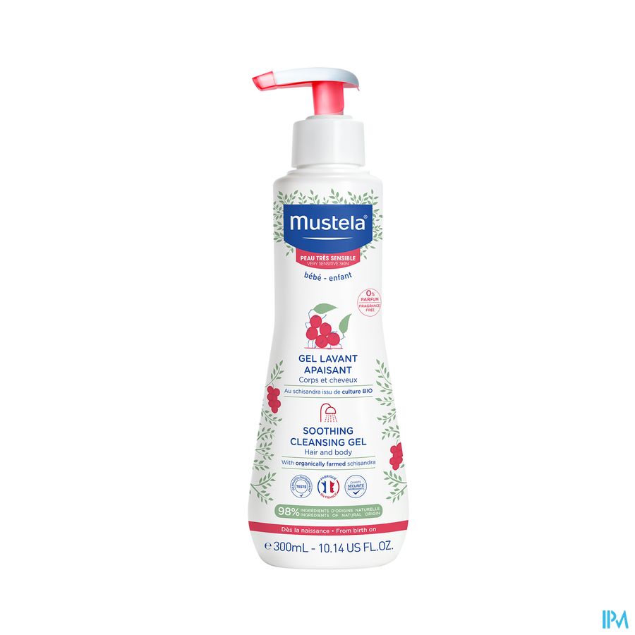 Mustela Pts Verzachtende Reinigende Gel 300ml 2