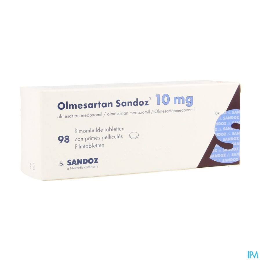 Olmesartan Sandoz 10mg Comp 98 X 10mg Olmesartan Sandoz 10mg Comp 98 X 10mg