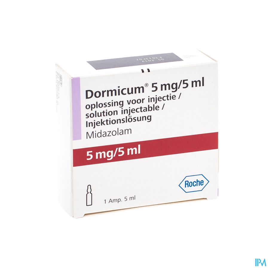 Dormicum Amp 1 X 5mg/ 5ml Dormicum Amp 1 X 5mg/ 5ml