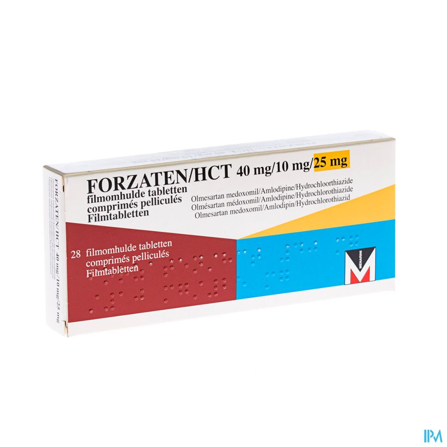 Forzaten/hct 40mg/10mg/25mg Comp Pell 28 Forzaten/hct 40mg/10mg/25mg Comp Pell 28