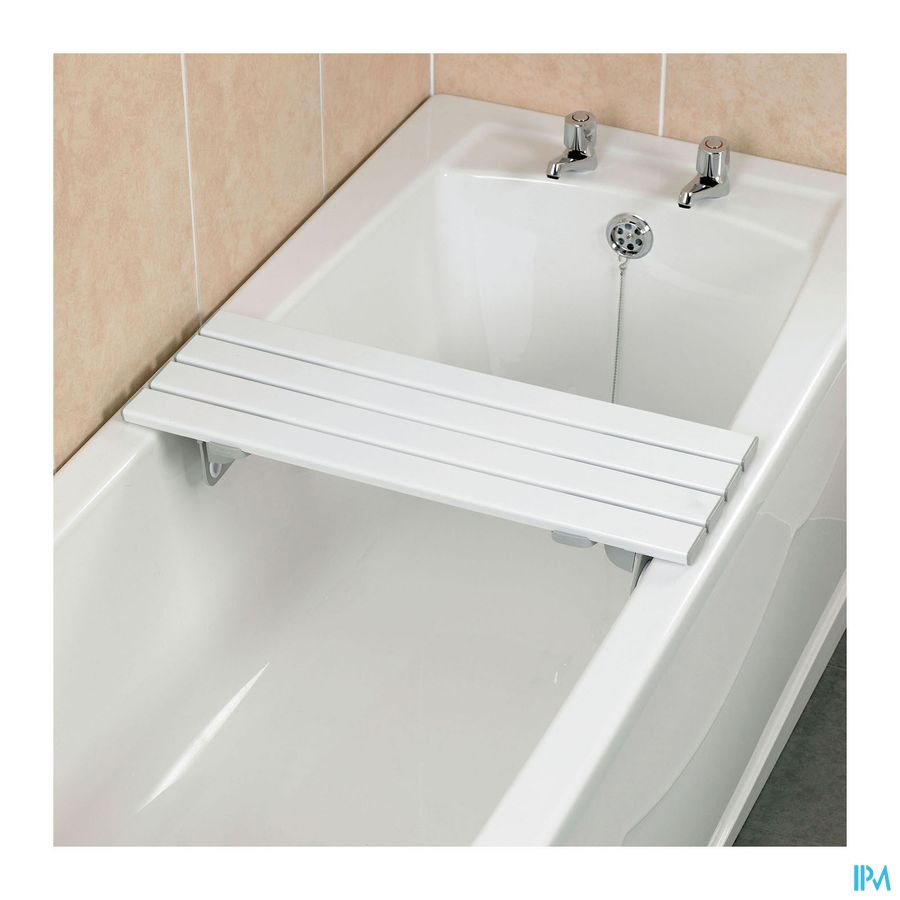 Badplank Kunststof Wit Savanah 76x23cm Homecraft Badplank Kunststof Wit Savanah 76x23cm Homecraft