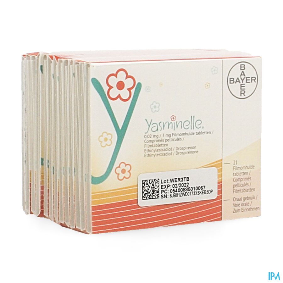 Yasminelle 0,02mg/3mg Impex.filmomh Tabl 13x21 Pip Yasminelle 0,02mg/3mg Impex.filmomh Tabl 13x21 Pip