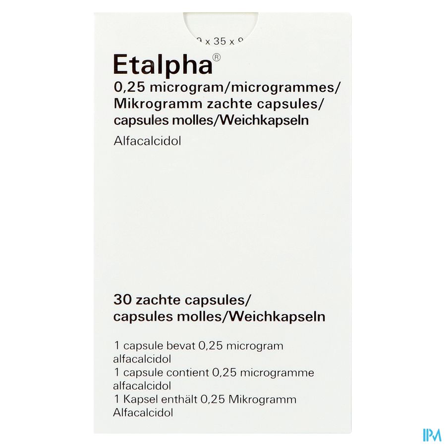 Etalpha Caps 30 X 0,25mcg 2