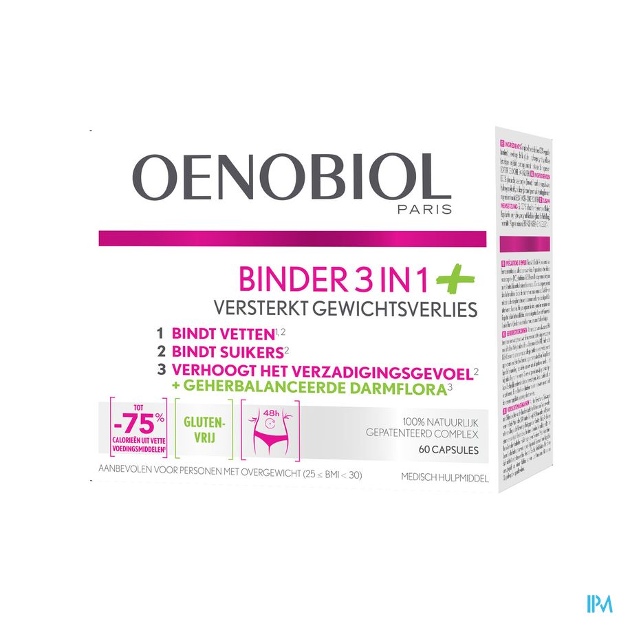 OENOBIOL BINDER 3IN1+ 60 CAPS OENOBIOL BINDER 3IN1+ 60 CAPS