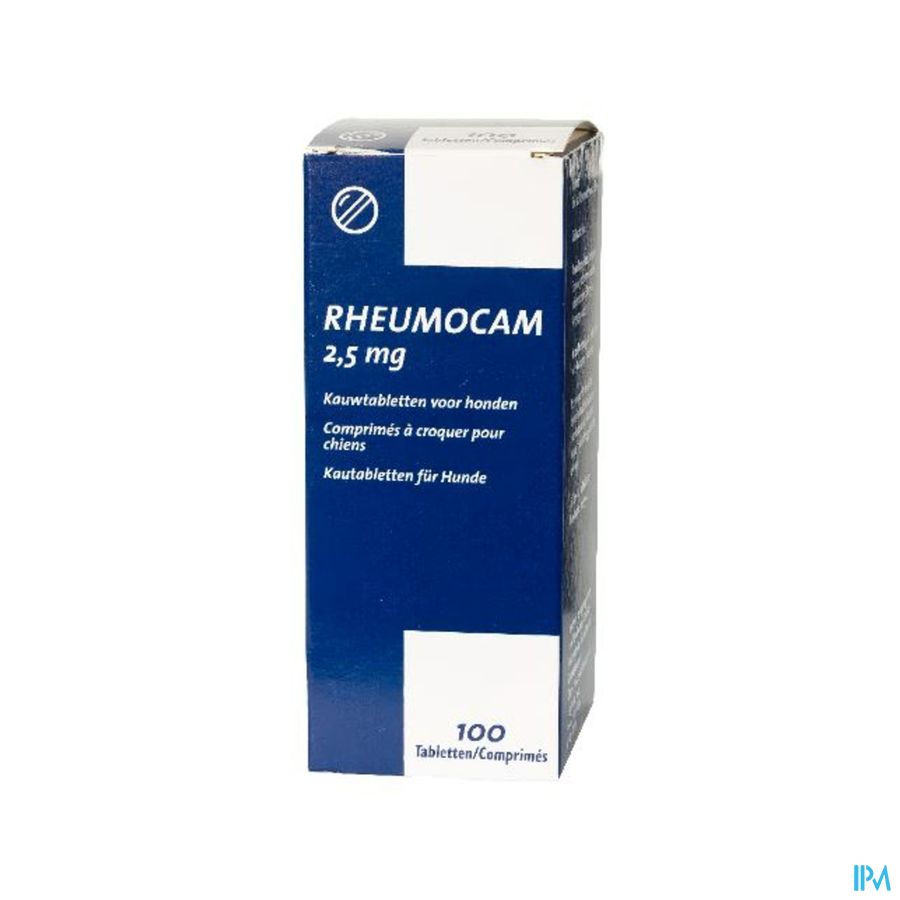 Rheumocam 2,5mg Hond Kauwtabletten 100