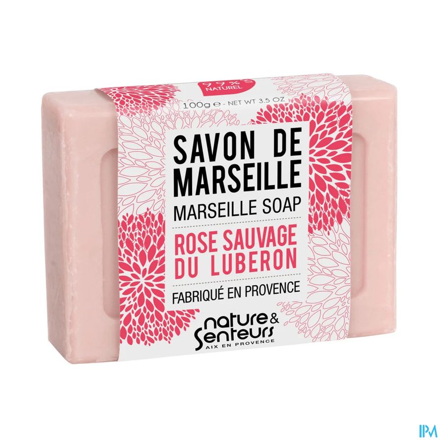Nature&senteurs Savon Marseille Rose Sauv.lub.100g Nature&senteurs Savon Marseille Rose Sauv.lub.100g
