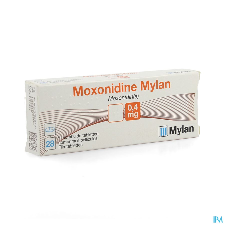 Moxonidine Viatris 0,4mg Filmomh Tabl 28 Moxonidine Viatris 0,4mg Filmomh Tabl 28