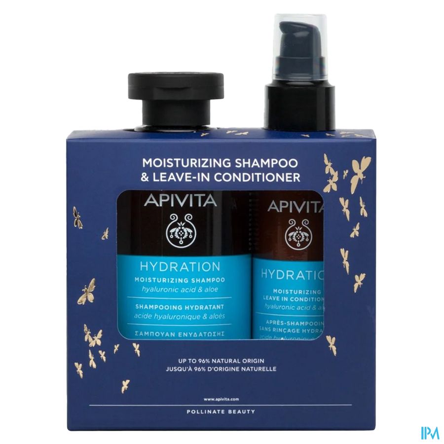 Apivita Promo Moisturizing Sh & Conditioner 2 Prod 1