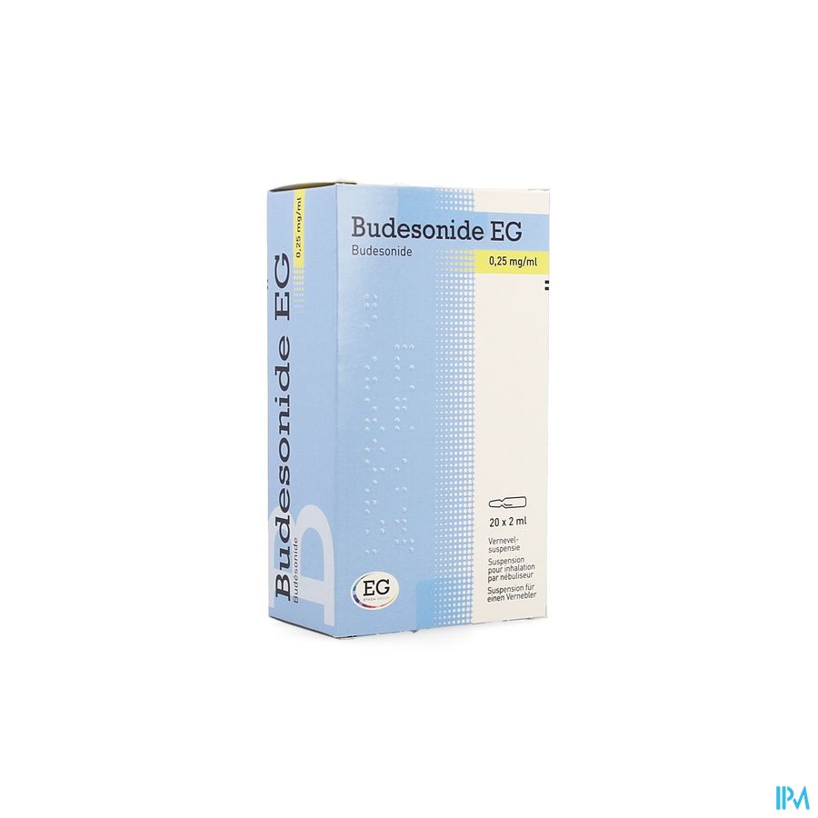 Budesonide EG 0,25Mg/Ml Vernevelsusp Amp 20X2Ml 1