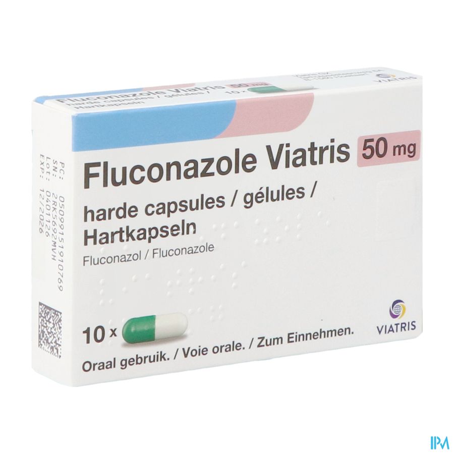Fluconazole Viatris 50mg Caps 10 Fluconazole Viatris 50mg Caps 10