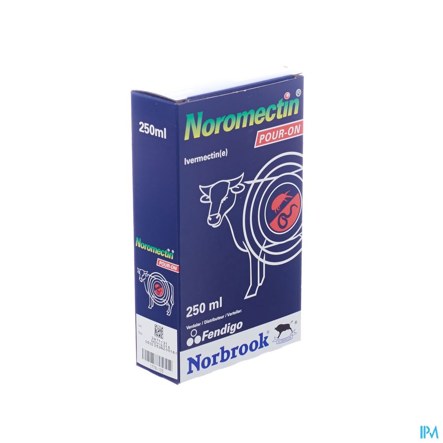 Noromectin Pour-on Wormverdrijvend Runderen 250ml Noromectin Pour-on Wormverdrijvend Runderen 250ml