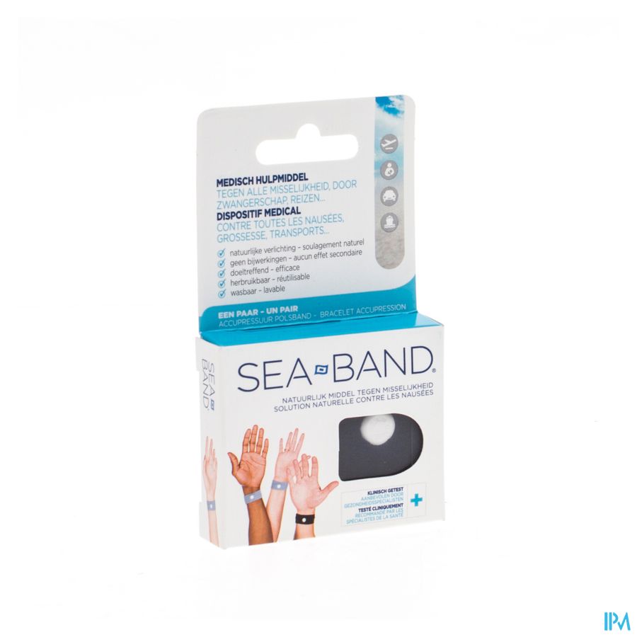 Sea Band Volwassene Armband Grijs 2 Sea Band Volwassene Armband Grijs 2
