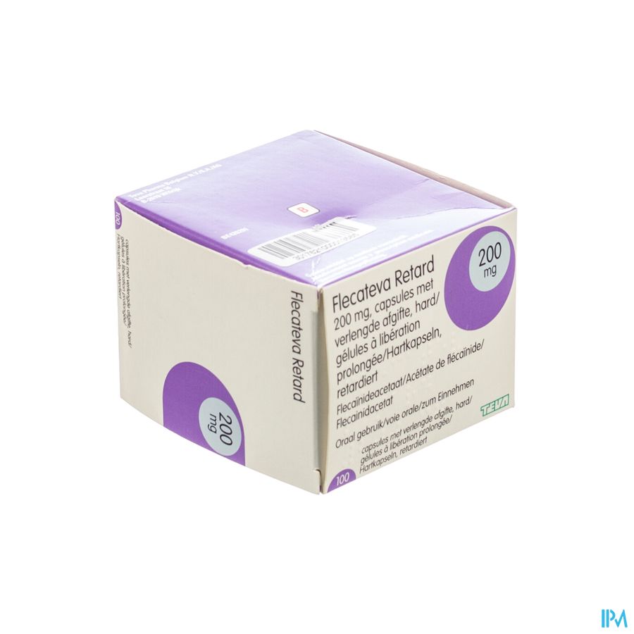 Flecateva Retard 200mg Caps Verlengde Afgifte 100