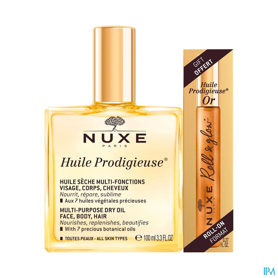 Nuxe Huile Prodigieuse 100ml + Roll On Or 8ml Nuxe Huile Prodigieuse 100ml + Roll On Or 8ml