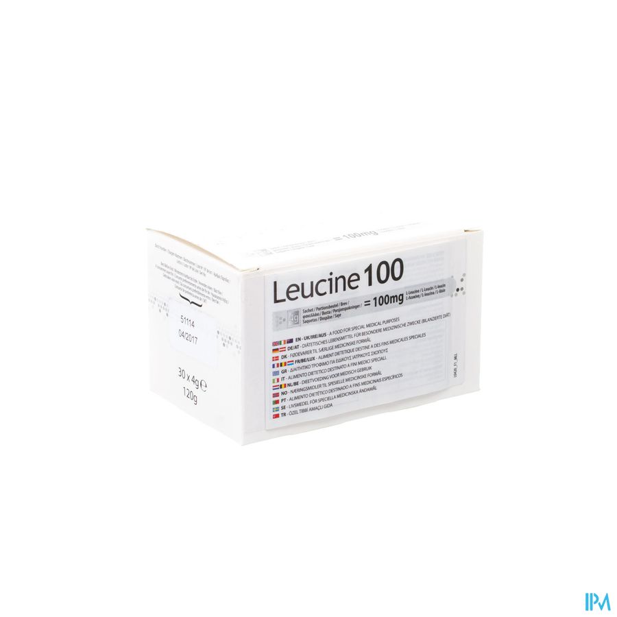 Leucine 100 Pdr Zakje 30x4g Leucine 100 Pdr Zakje 30x4g