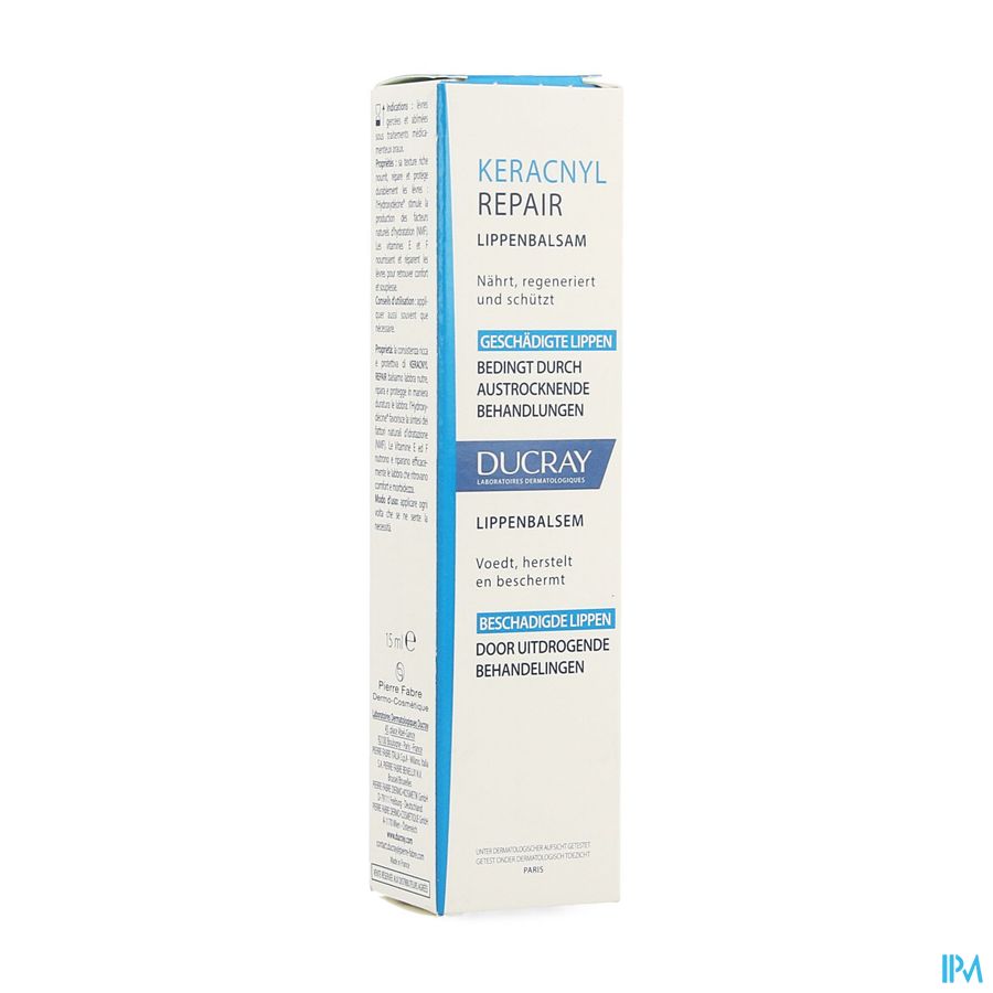 Ducray Keracnyl Repair Lipbalsem 15ml