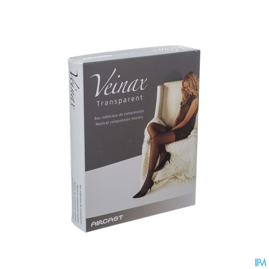 Veinax Panty Transparant 2 Lang Zwart Maat 5 Veinax Panty Transparant 2 Lang Zwart Maat 5