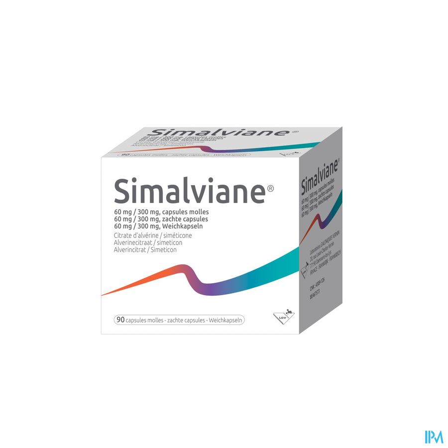 Simalviane 60mg/300mg Zachte Caps 90 Blister Simalviane 60mg/300mg Zachte Caps 90 Blister