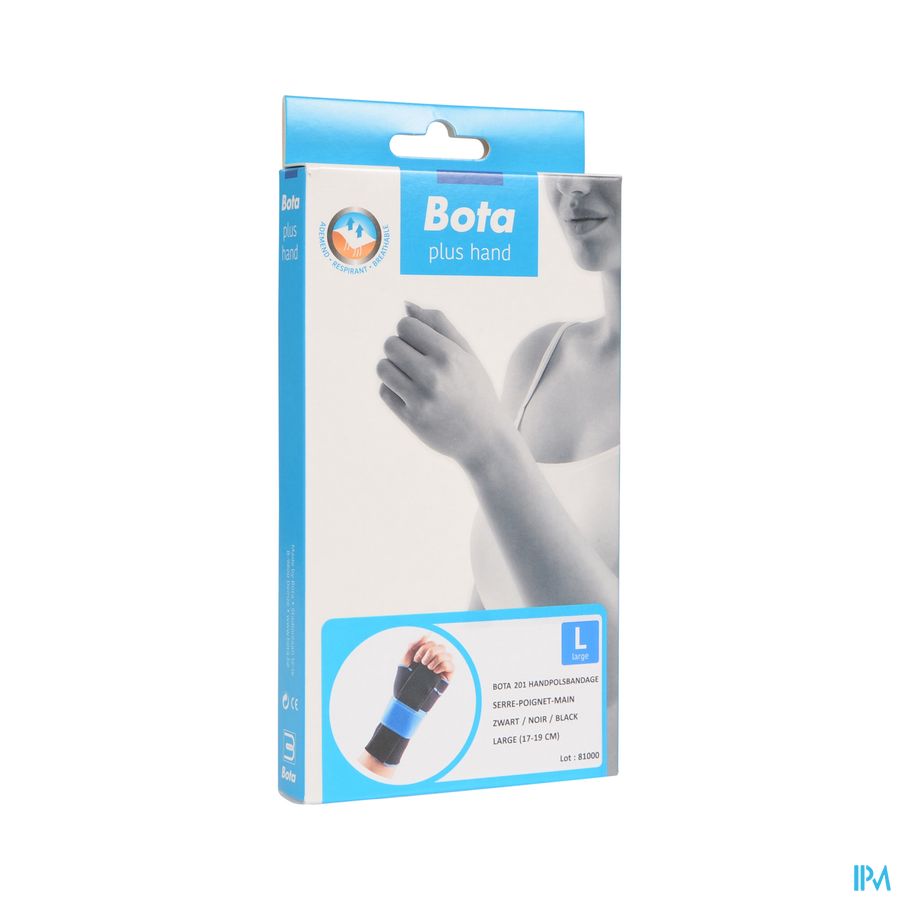 Bota Handpolsband 201 Zwart Universeel l Bota Handpolsband 201 Zwart Universeel l