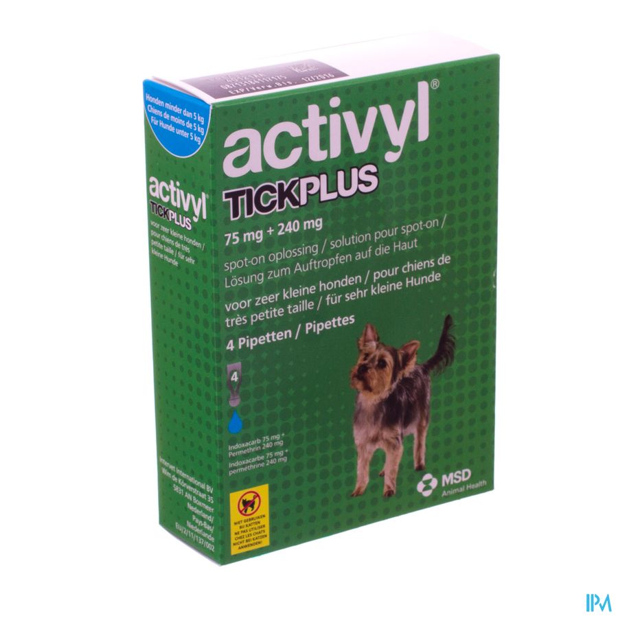Activyl Tick Plus Opl. Spot-on 4x0,5ml Activyl Tick Plus Opl. Spot-on 4x0,5ml