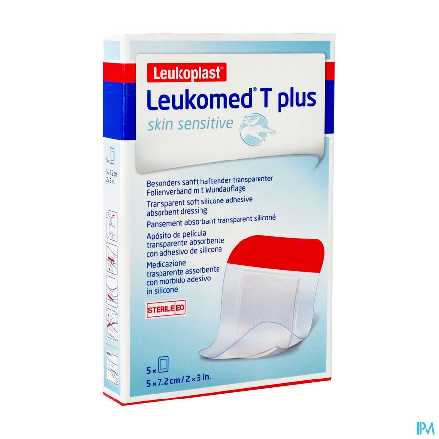 Leukomed T Plus Skin Sens. 7,2cmx5cm 5 7617800 Leukomed T Plus Skin Sens. 7,2cmx5cm 5 7617800