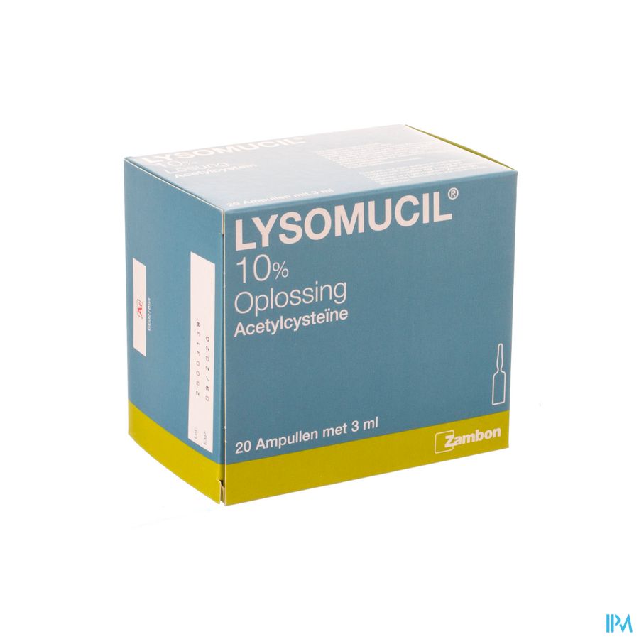 Lysomucil 10% Amp 20 X 300mg/3ml 2