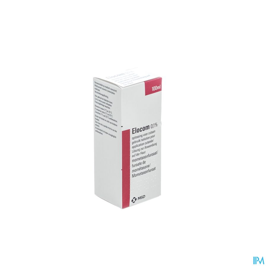 Elocom Opl Cutaan Gebruik 0,1 % 100ml Plast Fl Elocom Opl Cutaan Gebruik 0,1 % 100ml Plast Fl