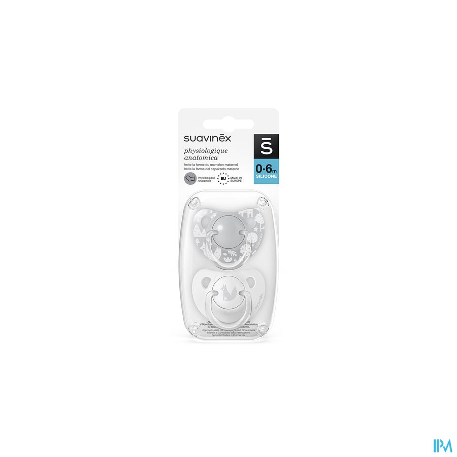 Suavinex Forest Speen Silic Anat 0/6m Fox Duo Suavinex Forest Speen Silic Anat 0/6m Fox Duo