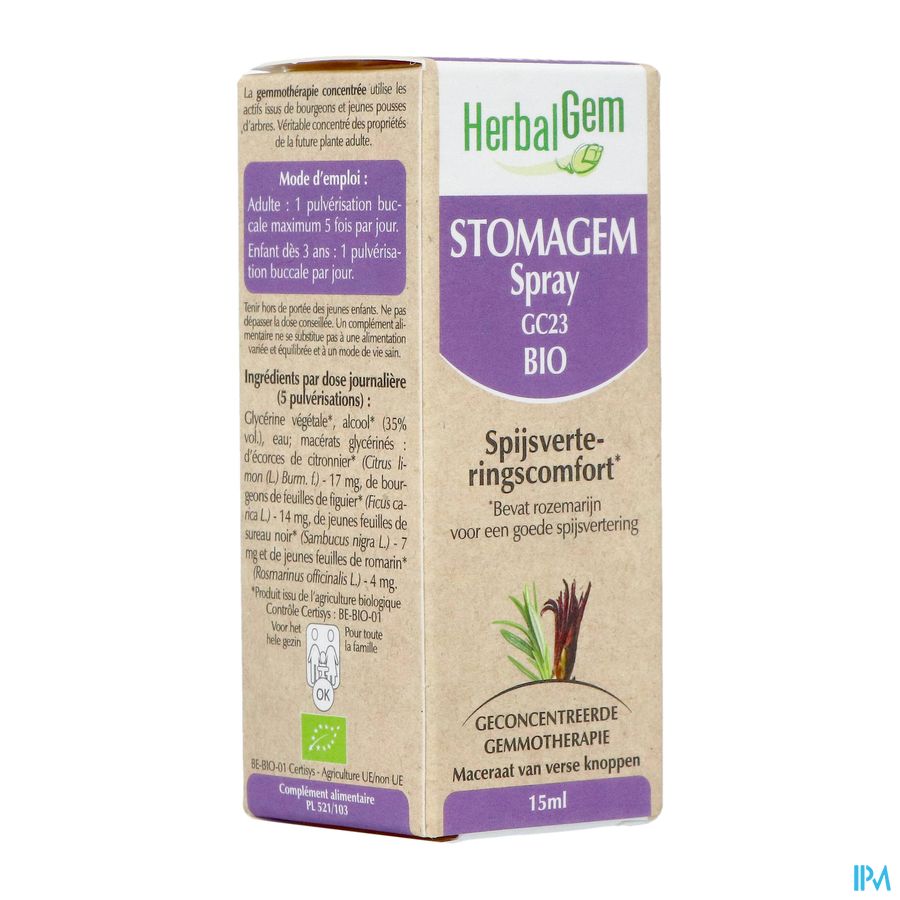 Herbalgem Stomagem Spray Bio 15ml Herbalgem Stomagem Spray Bio 15ml