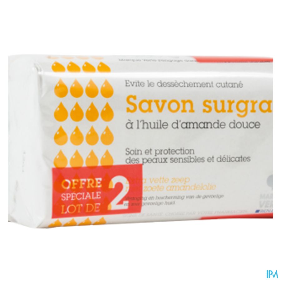 Marque V Zeep Amandelolie Overvet 200g Marque V Zeep Amandelolie Overvet 200g