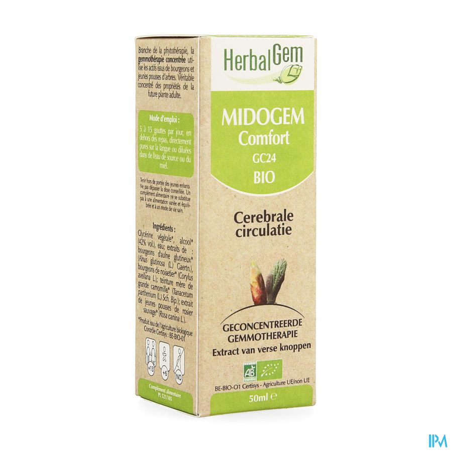 Herbalgem Midogem Comf Cerebrale Circul.cplx 50ml Herbalgem Midogem Comf Cerebrale Circul.cplx 50ml
